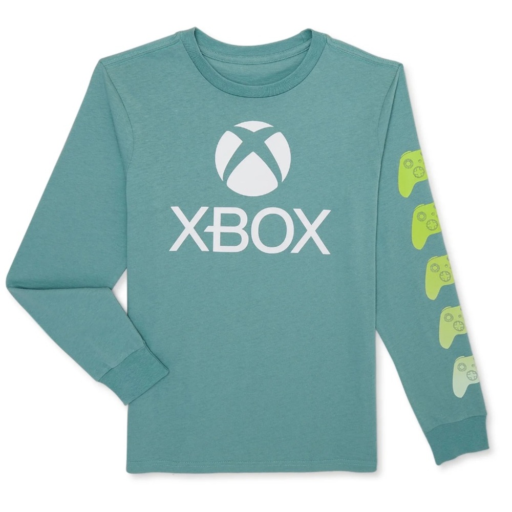 Boys Xbox Logo Long Sleeve T-Shirt